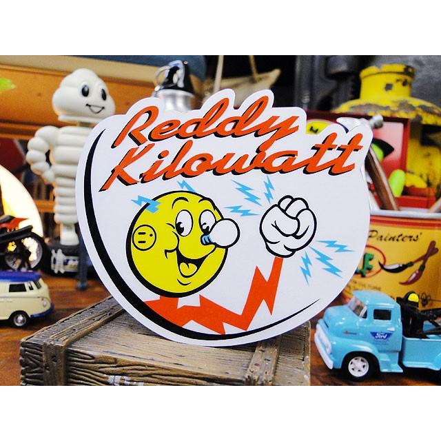 ミニレーシングステッカー レディキロワット/ダイカット アメリカン