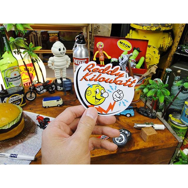 ミニレーシングステッカー レディキロワット/ダイカット アメリカン