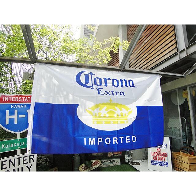 コロナ　バーフラッグ　（ホワイト）　コロナビール　■ アメリカ雑貨 アメリカン雑貨 | アメリカン レトロ | 05
