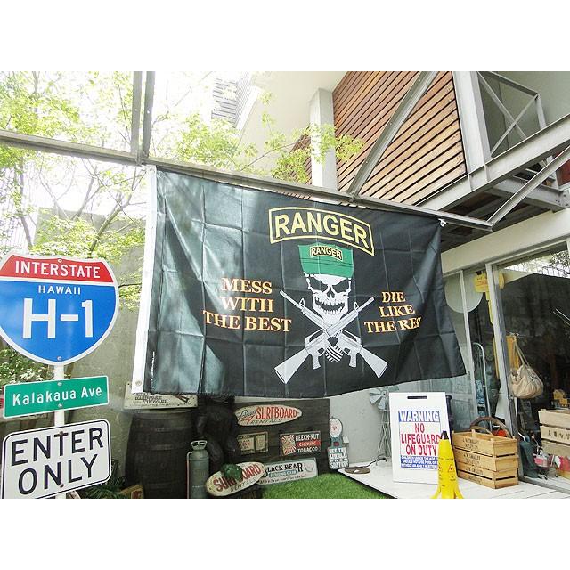 スペシャルフォース　ミリタリーフラッグ　（レンジャー/グリーンベレー/ホワイト）　■　アメリカ雑貨　アメリカン雑貨　ミリタリー |  | 02