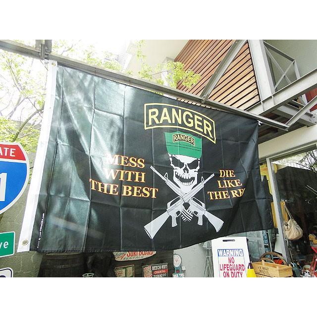 スペシャルフォース　ミリタリーフラッグ　（レンジャー/グリーンベレー/ホワイト）　■　アメリカ雑貨　アメリカン雑貨　ミリタリー |  | 04