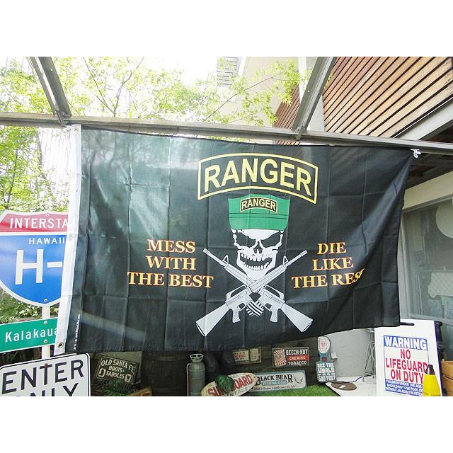 スペシャルフォース　ミリタリーフラッグ　（レンジャー/グリーンベレー/ホワイト）　■　アメリカ雑貨　アメリカン雑貨　ミリタリー |  | 05