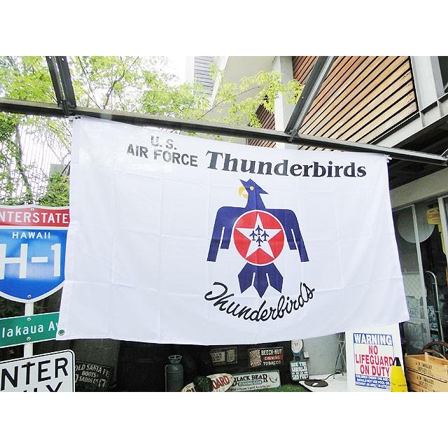 U.S.エアフォース　サンダーバーズ　ミリタリーフラッグ ■ アメリカ雑貨 アメリカン雑貨 ミリタリー ガレージグッズ 男前　旗 | 