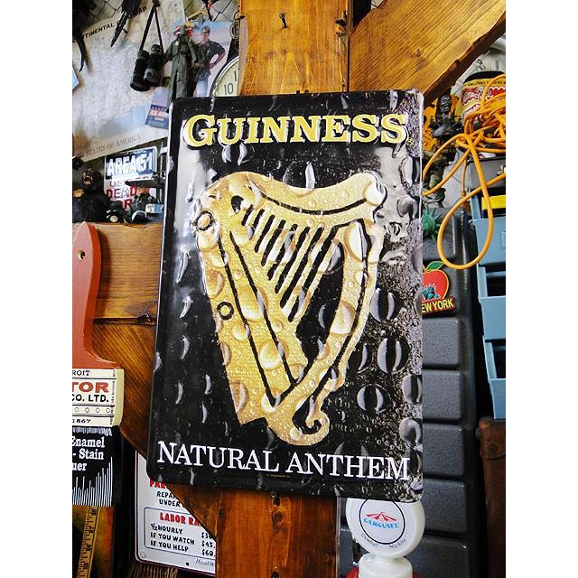 ギネスビール　3Dパブサイン　（ナチュラルアンセム）　アメリカ雑貨　アメリカン雑貨　サインプレート　ティンサインボード | アメリカン レトロ