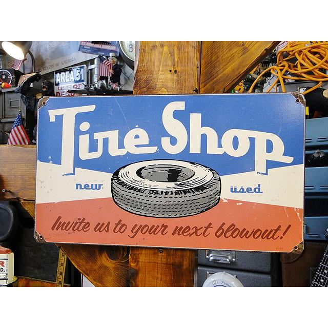 ★稀少な絶盤品★ タイヤショップ　U.S.ヘヴィースチールサイン アメリカ雑貨 アメリカン雑貨 | アメリカン レトロ