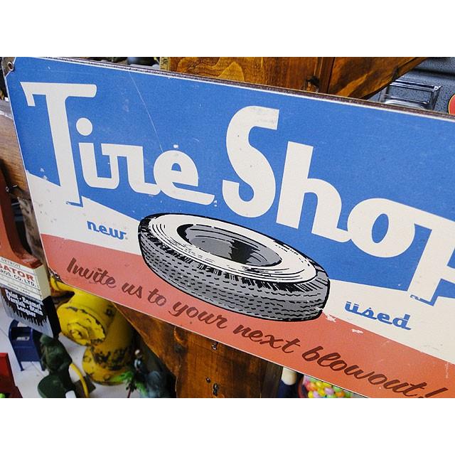 ★稀少な絶盤品★ タイヤショップ　U.S.ヘヴィースチールサイン アメリカ雑貨 アメリカン雑貨 | アメリカン レトロ | 01