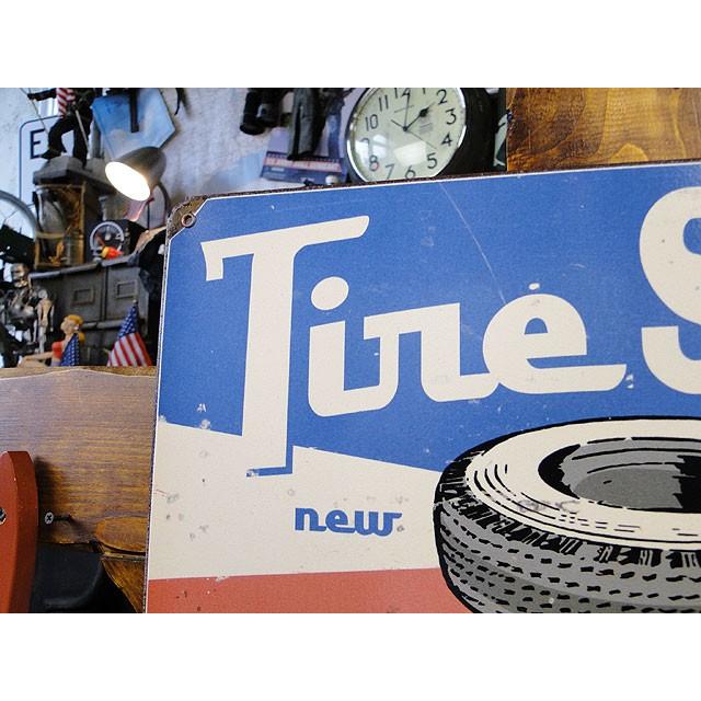 ★稀少な絶盤品★ タイヤショップ　U.S.ヘヴィースチールサイン アメリカ雑貨 アメリカン雑貨 | アメリカン レトロ | 02