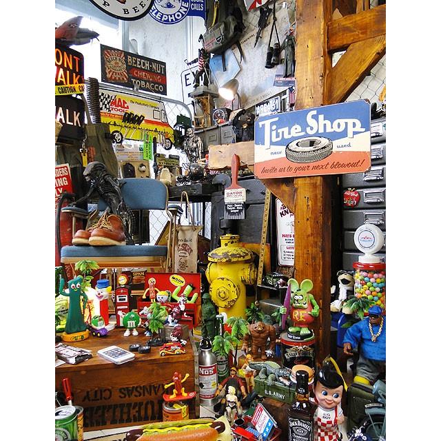 ★稀少な絶盤品★ タイヤショップ　U.S.ヘヴィースチールサイン アメリカ雑貨 アメリカン雑貨 | アメリカン レトロ | 05