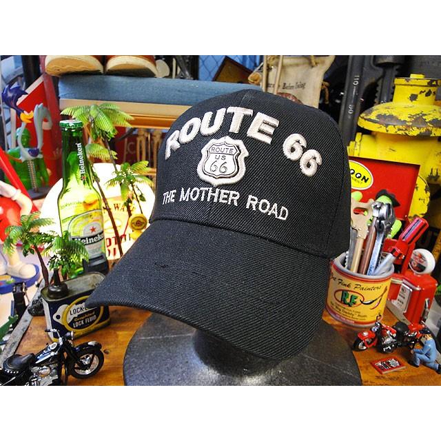 ルート66　キャップ　（ブラック） アメリカ雑貨 アメリカン雑貨 おしゃれ |  | 01