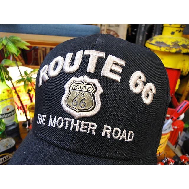 ルート66　キャップ　（ブラック） アメリカ雑貨 アメリカン雑貨 おしゃれ |  | 02