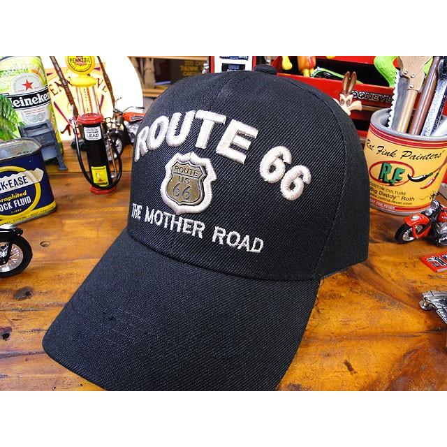 ルート66　キャップ　（ブラック） アメリカ雑貨 アメリカン雑貨 おしゃれ |  | 03