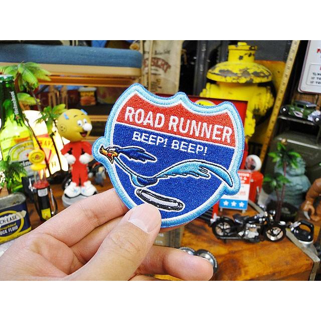 ロードランナー　ワッペン　（ロードランナーサイン）　アメリカ雑貨　アメリカン雑貨　アメリカ　エンブレム　ロゴ　キャラクター | ロードランナー | 01
