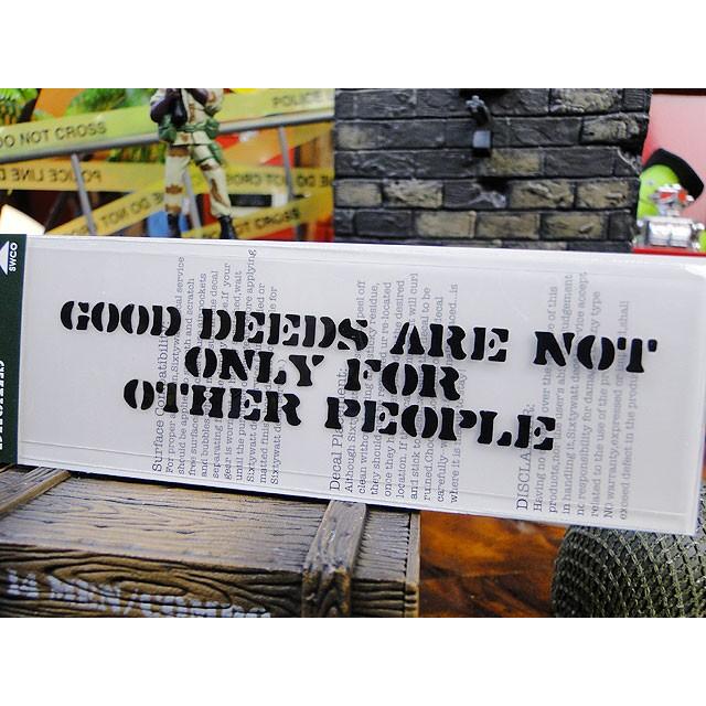 ことわざステンシル転写ステッカー　（情けは人の為ならず）　アメリカ雑貨　アメリカン雑貨　車　シール　ブランド　おもしろ | アメリカン レトロ | 01