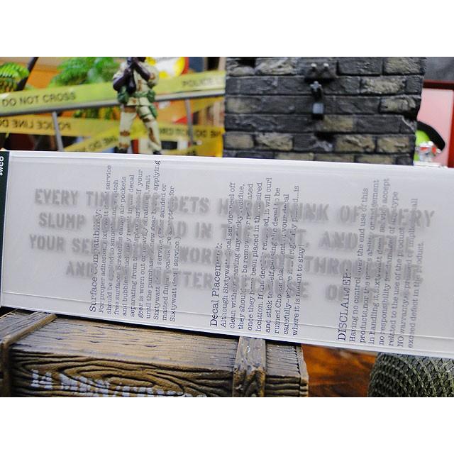 ことわざステンシル転写ステッカー　（人生に行き詰まったら過去のスランプを思い出そう）　アメリカ雑貨　アメリカン雑貨　車　シール | アメリカン レトロ | 01