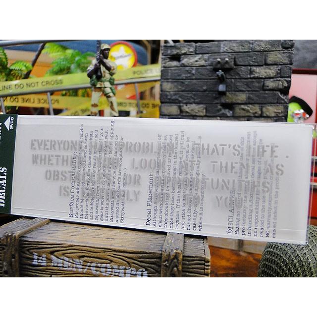 ことわざステンシル転写ステッカー　（チャンスか障害どっちで見るかで人生違ってくる）　アメリカ雑貨　アメリカン雑貨　車　シール | アメリカン レトロ | 01