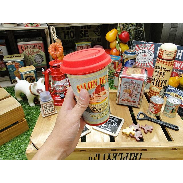 フレンチアメリカン　フタ付きマグカップ　（レディカップケーキ）　アメリカン雑貨 アメリカ雑貨 | アメリカン レトロ | 04