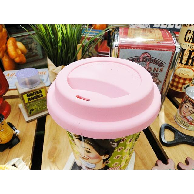 フレンチアメリカン　フタ付きマグカップ　（コーヒータイム）　アメリカン雑貨　アメリカ雑貨 | アメリカン レトロ | 02