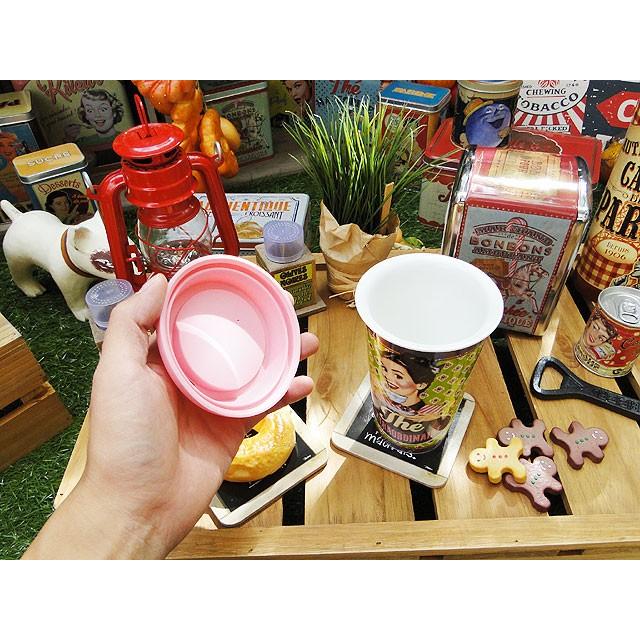 フレンチアメリカン　フタ付きマグカップ　（コーヒータイム）　アメリカン雑貨　アメリカ雑貨 | アメリカン レトロ | 03