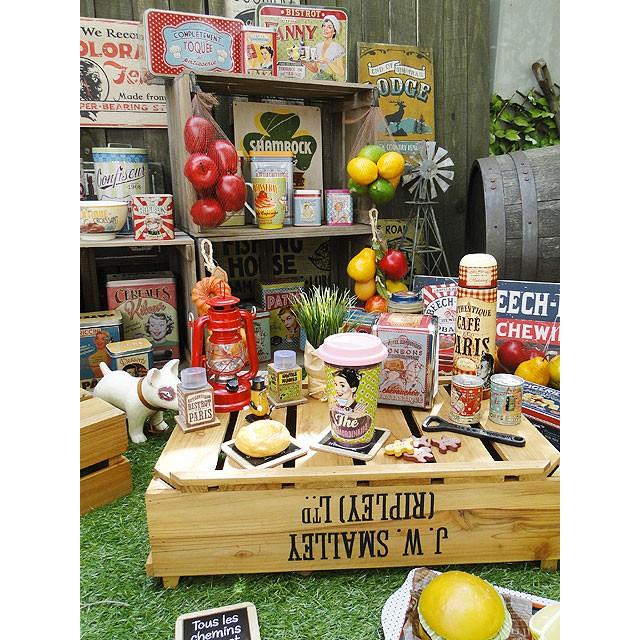 フレンチアメリカン　フタ付きマグカップ　（コーヒータイム）　アメリカン雑貨　アメリカ雑貨 | アメリカン レトロ | 05