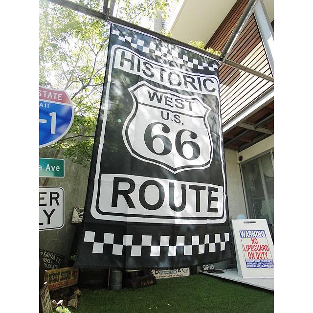 ルート66　ビッグサイズフラッグ　（ヒストリック）　アメリカ雑貨　アメリカン雑貨　旗　インテリア　小物　壁飾り　おしゃれ　人気 |  | 03