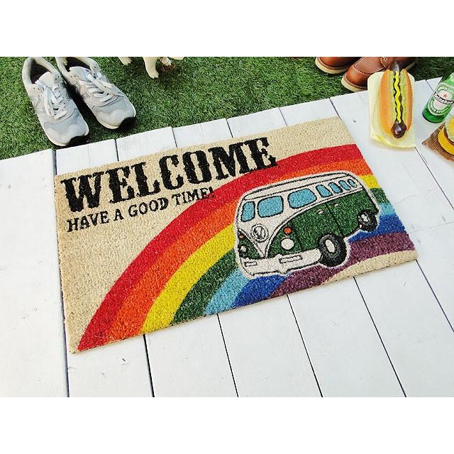 ワーゲンバス　ココマット　（グリーンバス）　アメリカン雑貨　アメリカ雑貨 爆買 | 