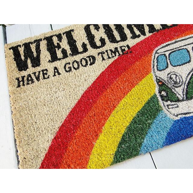 ワーゲンバス　ココマット　（グリーンバス）　アメリカン雑貨　アメリカ雑貨 爆買 |  | 01