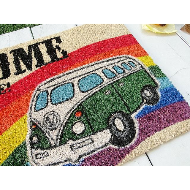 ワーゲンバス　ココマット　（グリーンバス）　アメリカン雑貨　アメリカ雑貨 爆買 |  | 02