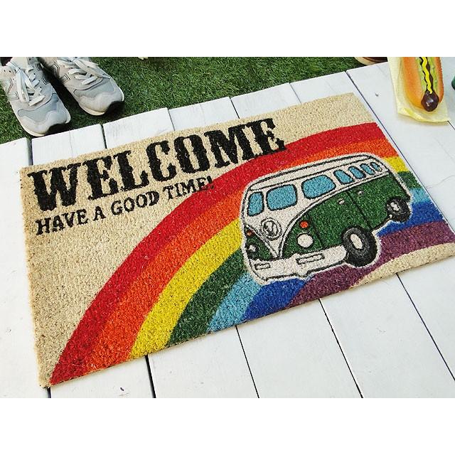 ワーゲンバス　ココマット　（グリーンバス）　アメリカン雑貨　アメリカ雑貨 爆買 |  | 04