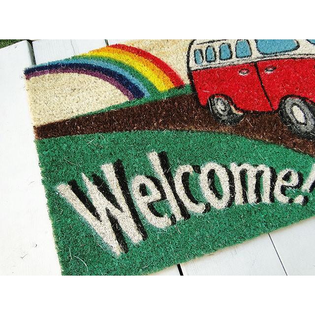 ワーゲンバス　ココマット　（レッドバス）　アメリカン雑貨　アメリカ雑貨 爆買 |  | 01