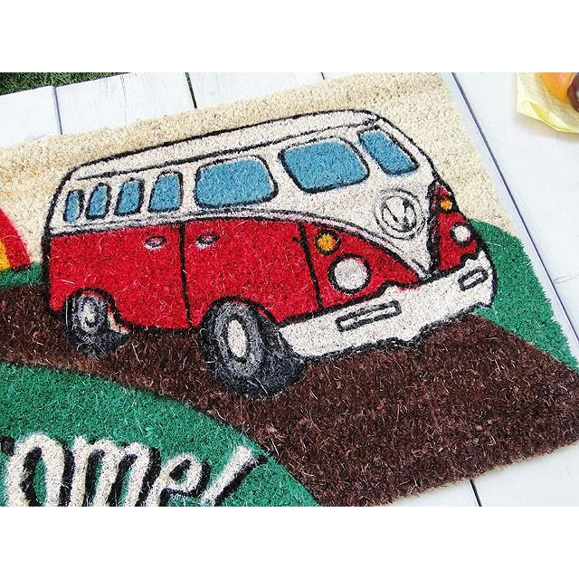 ワーゲンバス　ココマット　（レッドバス）　アメリカン雑貨　アメリカ雑貨 爆買 |  | 02