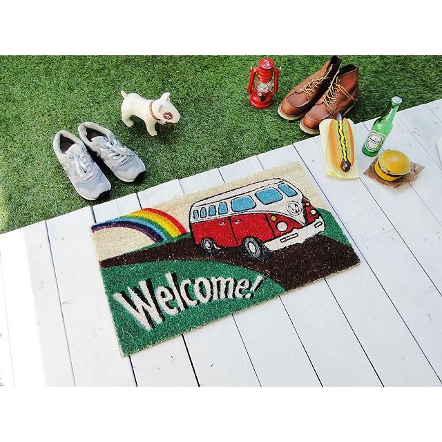 ワーゲンバス　ココマット　（レッドバス）　アメリカン雑貨　アメリカ雑貨 爆買 |  | 04