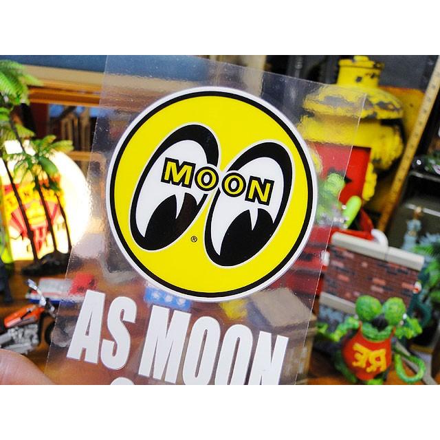 ムーンアイズ 抜きデカール （AS MOON GOES WE GO!） アメリカ雑貨 