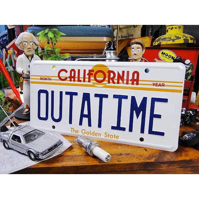 映画　バック　トゥ　ザ　フューチャー　デロリアン　ライセンスプレート ■ アメリカン雑貨 アメリカ雑貨 | アメリカン レトロ