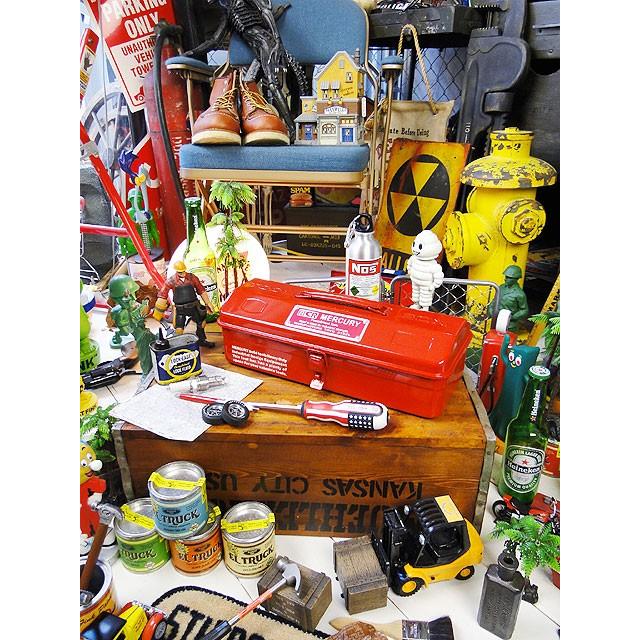 マーキュリーツールボックス　（レッド）　■　アメリカン雑貨　アメリカ雑貨　MERCURY　道具箱　ブランド　工具箱　インテリア　雑貨 | MERCURY | 05