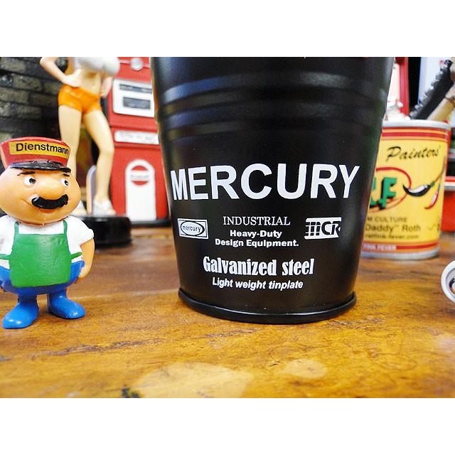 マーキュリーミニバケツ　（マットブラック）　■ アメリカン雑貨 アメリカ雑貨　MERCURY　男前　生活雑貨　小物入れ　ペンスタンド | MERCURY | 03