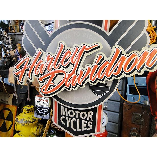 Harley Davidson（ハーレー・ダビッドソン） 3Dメタルパブサイン