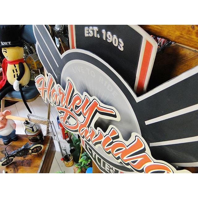 Harley Davidson（ハーレー・ダビッドソン） 3Dメタルパブサイン