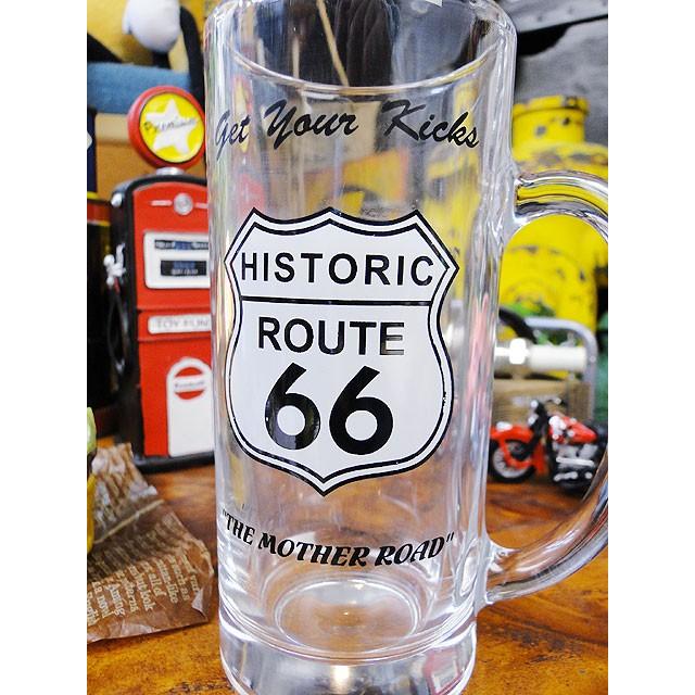 ルート66　ビアジョッキ アメリカ雑貨 アメリカン雑貨 おしゃれ 爆買 |  | 02