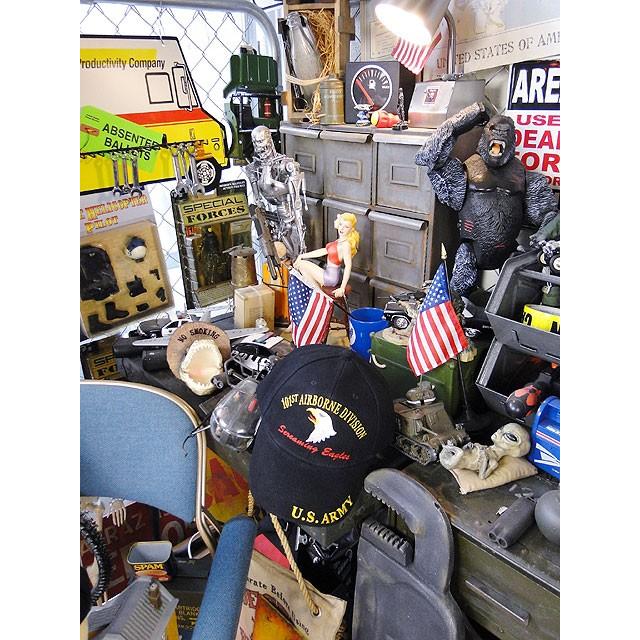 ミリタリーキャップ　（U.S.アーミー/スクリーミンイーグル）　■　アメリカ雑貨　アメリカン雑貨　帽子　輸入　ガレージ　アメカジ |  | 05