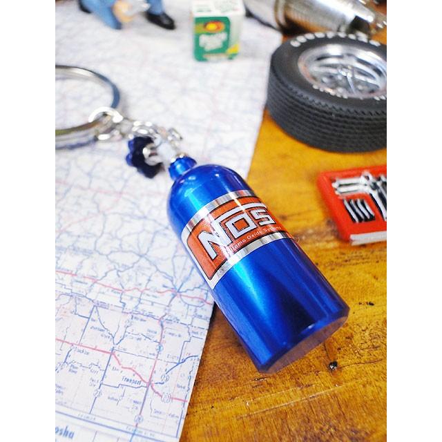 クルマのカスタムパーツ　キーホルダー　（NOSニトロボンベ/ブルー）　アメリカ雑貨　アメリカン雑貨 |  | 01