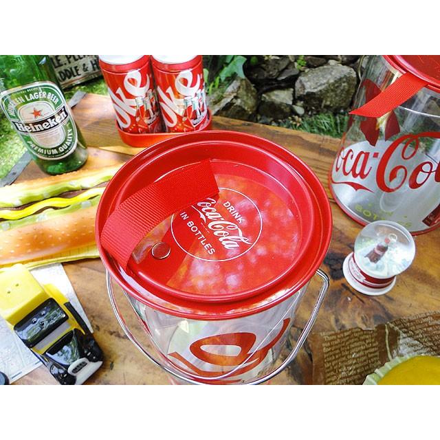 コカ・コーラブランド　クリアストレージ小物入れ　（カトラリーセット付き）　アメリカ雑貨　アメリカン雑貨 | Coca Cola | 01