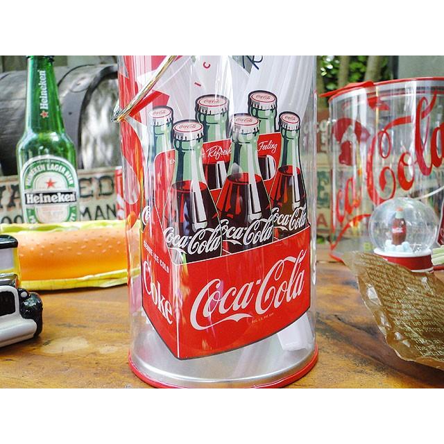 コカ・コーラブランド　クリアストレージ小物入れ　（カトラリーセット付き）　アメリカ雑貨　アメリカン雑貨 | Coca Cola | 02