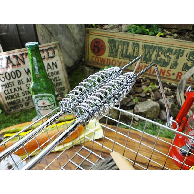 ワイヤーバスケット　（クローム/Mサイズ）　アメリカン雑貨　アメリカ雑貨 |  | 02