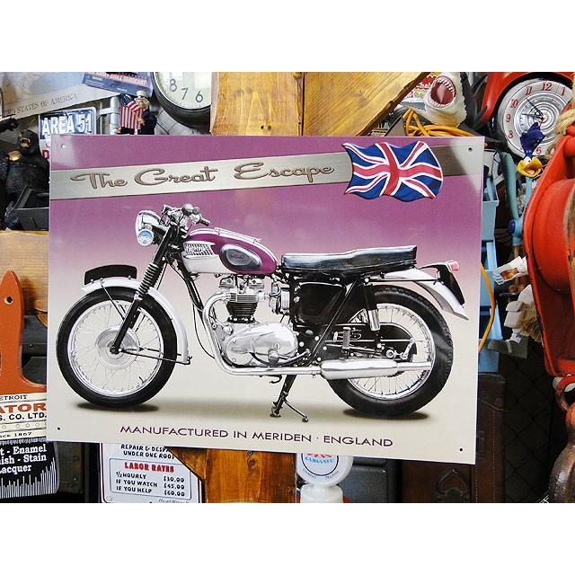 トライアンフのブリキ看板 タイガー T110 アメリカ雑貨 アメリカン雑貨 アメリカ 雑貨 | トライアンフ（マクラーレン）