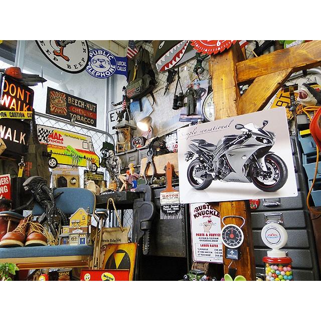 国産バイク　ブリキ看板 ヤマハ YZF-R1 アメリカ雑貨 アメリカン雑貨 アメリカ 雑貨 | YAMAHA | 04