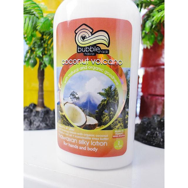 ハワイのセレブ達も愛用するオーガニック・ボディローション　バブルシャック　シルキーボディローション　（ココナッツボルケーノ） |  | 01