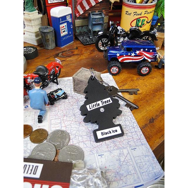 リトルツリー　ラバーキーホルダー　（ブラックアイス）　■　アメリカン雑貨　アメリカ雑貨　キーリング　LIttle Trees　正規品 |  | 01