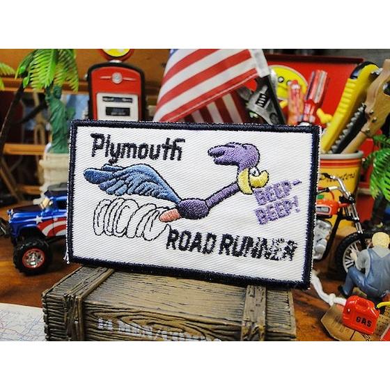ランニング　ロードランナー　ワッペン　（レクタングル）　アメリカ雑貨　アメリカン雑貨 | 