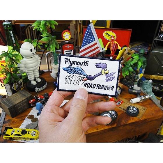 ランニング　ロードランナー　ワッペン　（レクタングル）　アメリカ雑貨　アメリカン雑貨 |  | 01