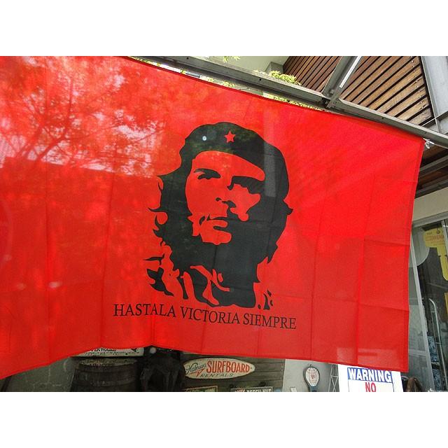 チェ・ゲバラ　ビッグサイズフラッグ　（レッド）　アメリカン雑貨　アメリカ雑貨 | アメリカン レトロ | 01